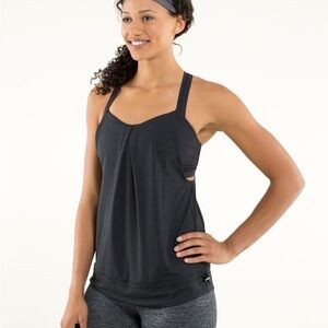 293. lululemon athletica Rest Less Tank in Black